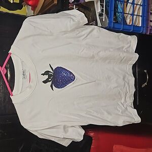 Burberry strawberry tshirt large